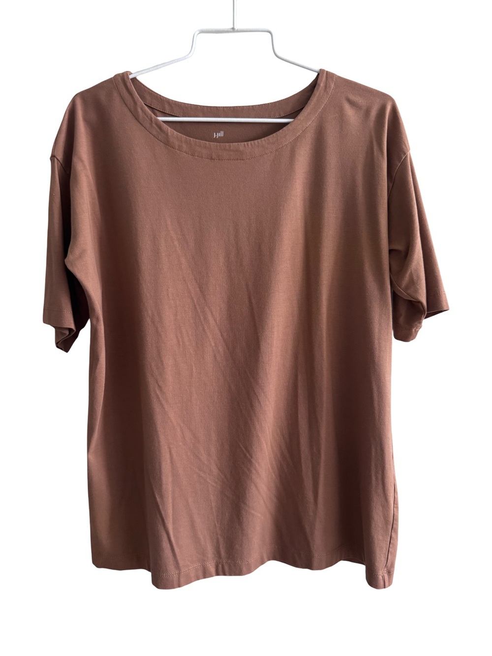 J. Jill Luxe Supima Elbow Sleeve Tee Size Small